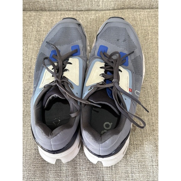 Men\'s On Cloudstratus Running Shoe Gray/Blue Size 10 main image 4